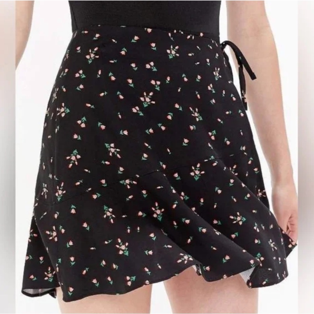 Urban Outfitters Gilly Floral Wrap Skirt